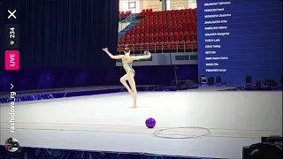 VARFOLOMEEV Darja (GER) BALL AA 35,5 - WC Tashkent 2024