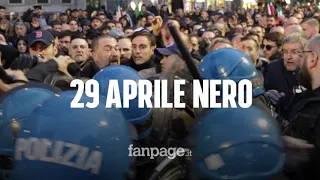 Milano, scontri tra estrema destra e polizia per Ramelli: caricato il corteo non autorizzato