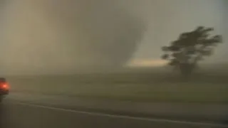 Inside Tumbling TWC Vehicle Trapped Inside Tornado
