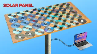 I turn CD/DVD into a solar panel | Electronic ideas