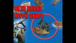 The Rare Beta Kraken footage and the Scylla screenshots - Age of Mythology