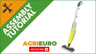 KARCHER SC2 Upright EasyFix Steam Cleaner - sanitizer- 1600 W - Assembly tutorial