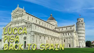 We finished our trip to Italy in Lucca and Pisa.