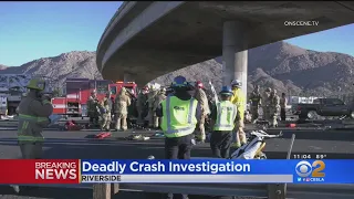 215 Freeway Crash Kills 1, Hurts Several Children In Riverside