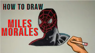 Drawing Miles Morales!!! Time lapse drawing