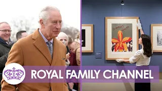 King Charles Pays Homage to Late Mother with Modern Art Display