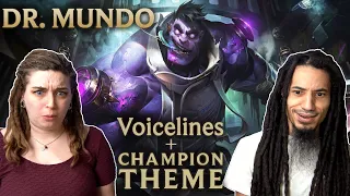 Arcane fans react to Dr Mundo Voicelines & Theme | League Of Legends