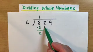 Division of Whole Numbers,  Long Division