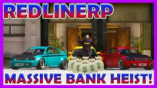 GTA 5 RolePlay | RedLineRP #42 | MASSIVE BANK HEIST! *we joined the other side!*