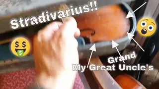 I found a "real" Stradivarius violin!!