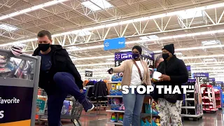 Man Farts at Walmart and 2 Ladies Can't Believe It! | Jack Vale