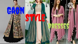 Gown Style Dresses❤️ | Open Gown | Gown with frocks | #fashion #viralvideo @Tabbassum817