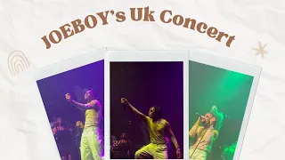 Joeboy's Body and Soul London Concert