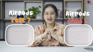 THUỘC LÒNG CÁCH PHÂN BIỆT AIRPODS THẬT VỚI AIRPODS FAKE | Minh Tuấn Mobile