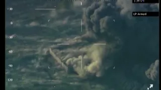 Watch Afghan and coalition planes destroy Taliban drug facilities