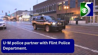 U-M Flint PD taking calls in downtown Flint