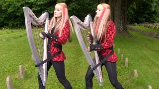 IRON MAIDEN - The Trooper ( Harp Twins) ELECTRIC HARP METAL