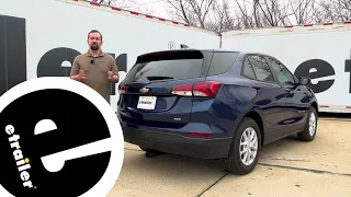 etrailer Class III Trailer Hitch Installation - 2023 Chevrolet Equinox