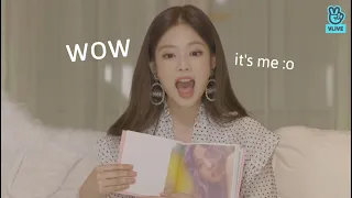 BLACKPINK when they see their own photos