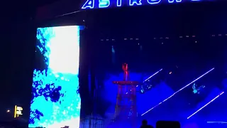 Travis Scott performing wake up beautifully at astroworld 2019