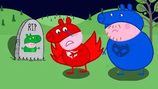 PEPPA PIG OWLLETE PJ MASK FUNNY ANIMATION - WHAT HAPPENED WITH GEORGE GEEKO