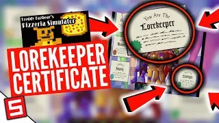 FNAF 6 - HOW TO GET LOREKEEPER ENDING - How To Get Lorekeeper Certificate in FNAF 6