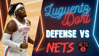 Luguentz Dort All Defensive Possessions vs. Nets - January 10th 2021