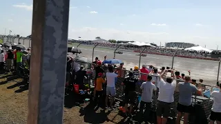 Verstappen Silverstone crash 2021 as seen from Copse Grandstand