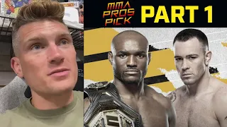 MMA Pros Pick ✅ Kamaru Usman vs. Colby Covington 2 - Part 1 👊 UFC 268