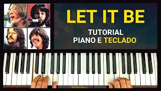 LET IT BE NO TECLADO, COMO TOCAR? 💥 Piano Tutorial Passo a Passo 💥 Partitura em PDF 