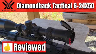 Vortex Diamondback Tactical 6-24x50 ffp scope: The Best Scope Under $600 #vortexoptics #scope