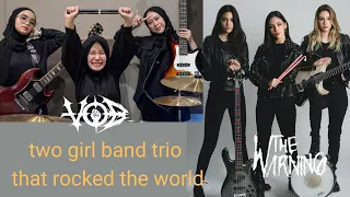 VOB & The Warning: Two Girl Band Trio Rocked The World