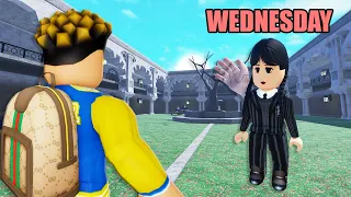 I Save NEVERMORE ACADEMY In WEDNESDAY STORY! (Roblox)