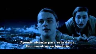 TITANIC -  escena 25 eliminada "jack y rose en el agua"