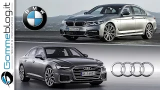 AUDI A6 (2019) vs BMW 5-Series (2018) - INTERIOR and EXTERIOR Car Comparison