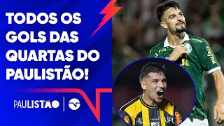 FLACO LÓPEZ ARTILHEIRO, SÃO PAULO ELIMINADO E MAIS! TODOS OS GOLS DAS QUARTAS DE FINAL DO PAULISTÃO