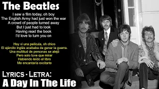 The Beatles - A Day In The Life (Lyrics Spanish-English) (Español-Inglés)