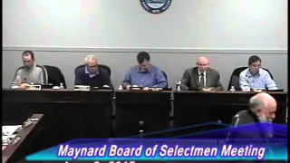 Maynard Board of Selectmen 6-2-15