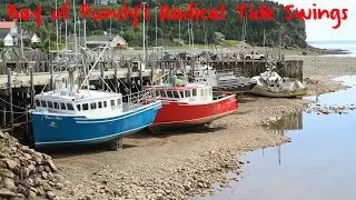 Bay of Fundy Tide Changes in Alma, New Brunswick