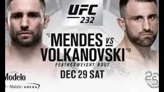 *Full Fight* Mendes Vs Volkanovski