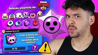 😡 ZEREI o NOVO DESAFIO da HIPERCARGA no BRAWL STARS mass isso aconteceu......... 😠😤