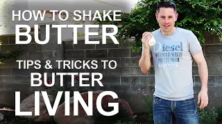 How To Make Butter At Home - Easy Experiment!