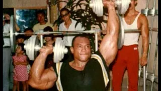 Soccer ball size shoulders with "The Myth" Sergio Oliva.