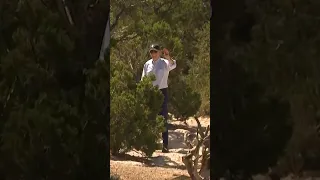 Biden Shouts 'Don't Jump' to Press While Visiting Grand Canyon