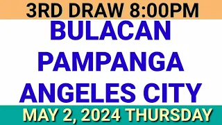 STL - BULACAN,PAMPANGA,ANGELES CITY May 2, 2024 3RD DRAW RESULT