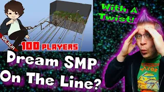 Wilbur Soot Forcing 100 Players to Cross the Void in Minecraft REACTION! For The Dream SMP?