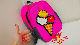 💖🎁💛4ALL Kids РЮКЗАК в школу Upixel, пиксель, КАРТИНКИ КАК В МАЙНКРАФТ 💜💕САМЫЙ ЯРКИЙ И Крутой