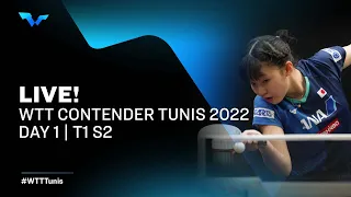 WTT Contender Tunis 2022 | Table 1 | Day 1 - Session 2