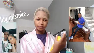 My BOYFRIEND Does My Wig Install Voiceover! *super funny* FT: Unice hair