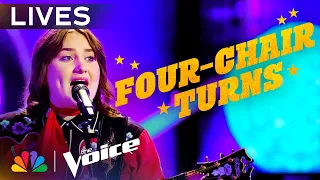 The Best Four-Chair Turns from Season 24 | The Voice | NBC